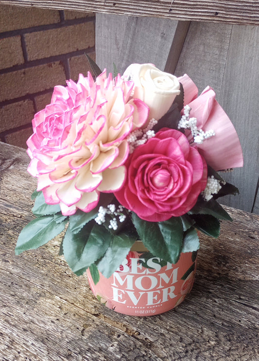 Best Mom Ever - Candle Bouquet