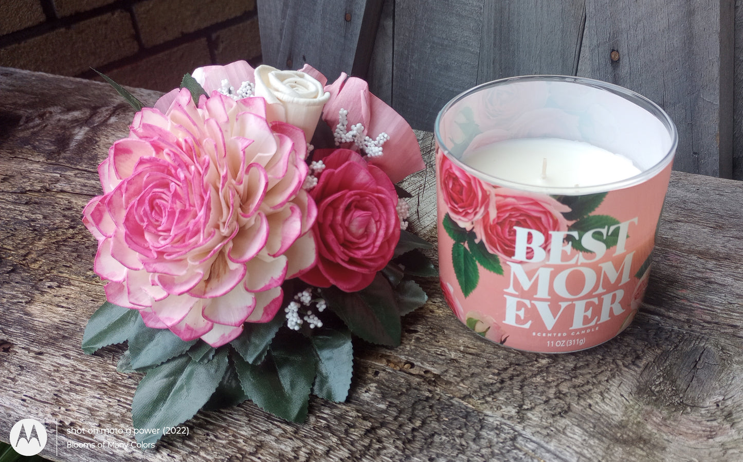 Best Mom Ever - Candle Bouquet