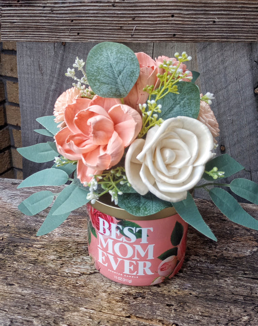 Best Mom Ever - Candle Bouquet