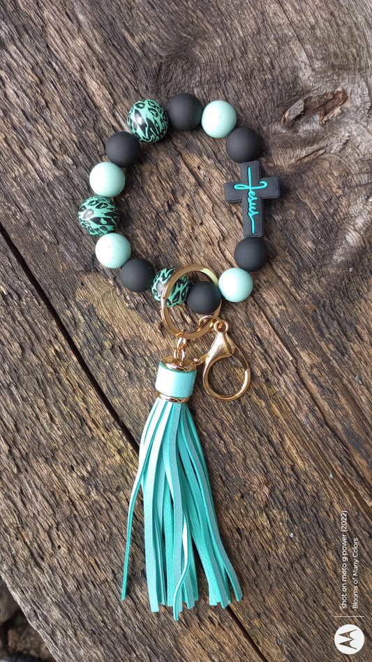 Faith Turquoise Accessories Key Holder Bracelet