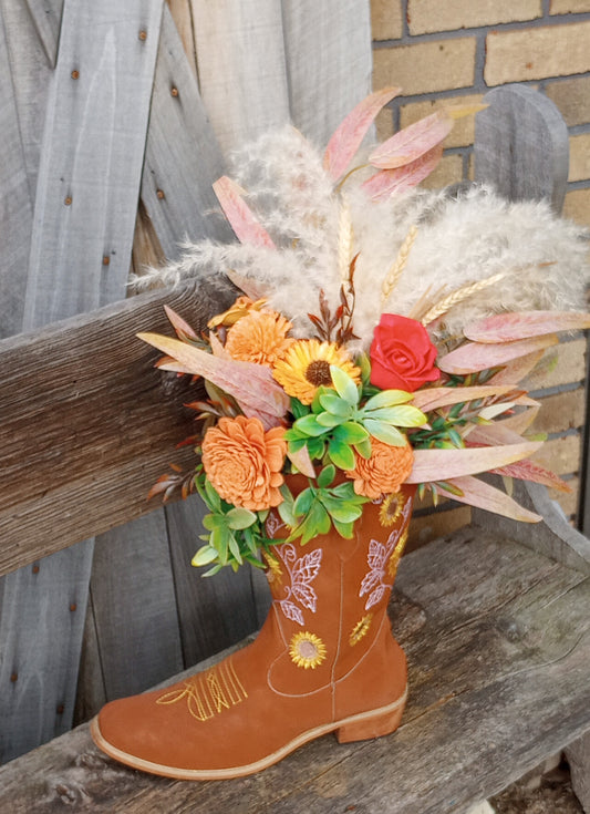 Sunflower Cowboy Boot