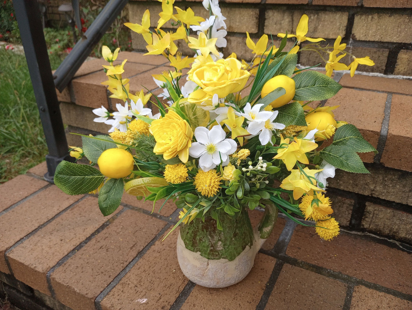 Lemon Delight Pottery Floral